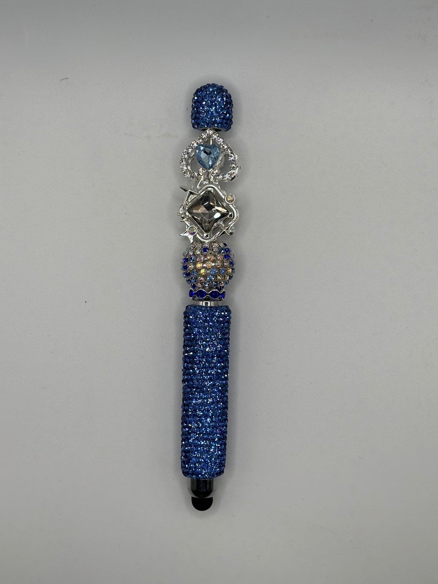 Blue Rhinestone Touch Screen Stylus