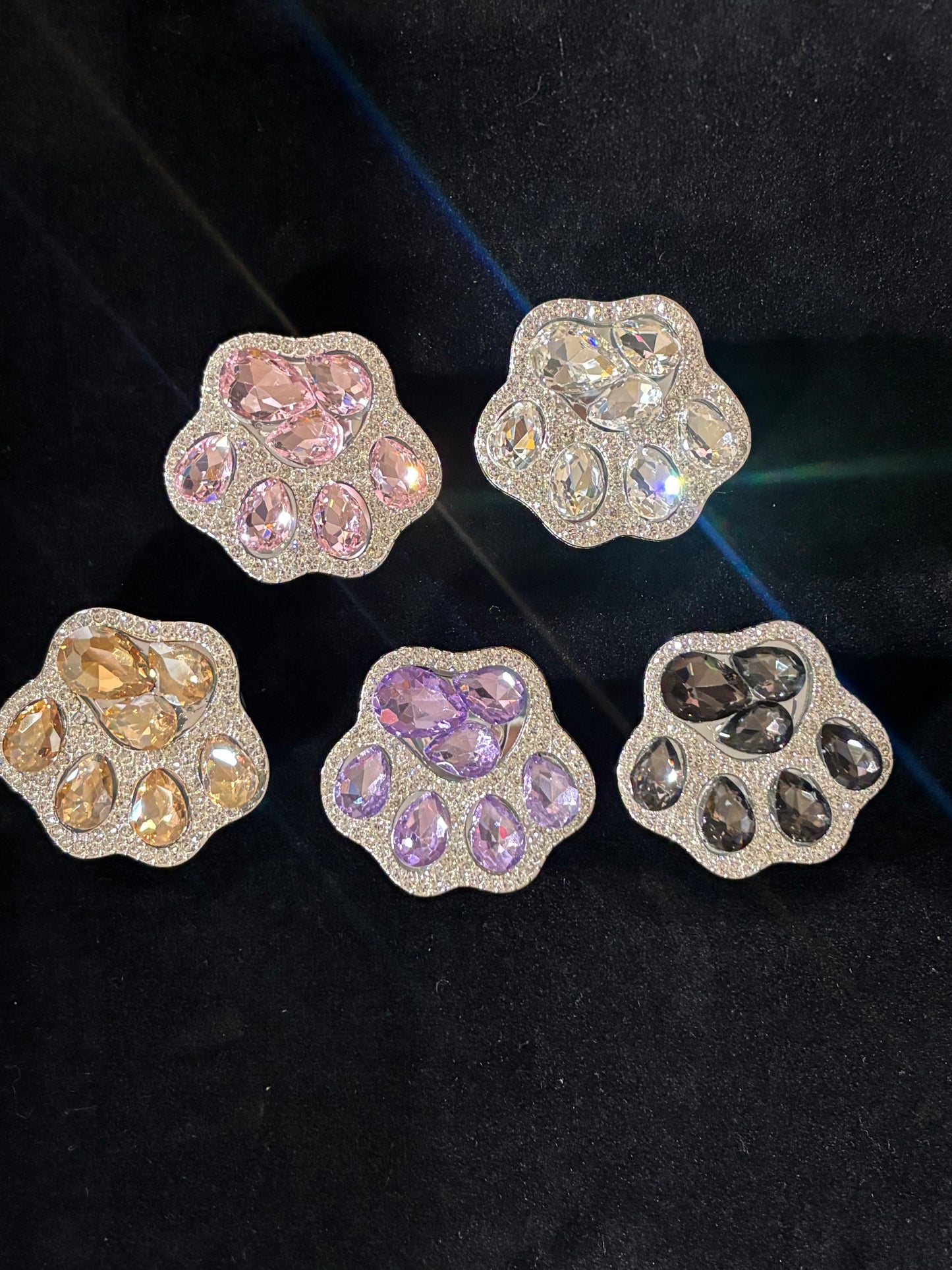 Black Paw BLING Pop Socket!