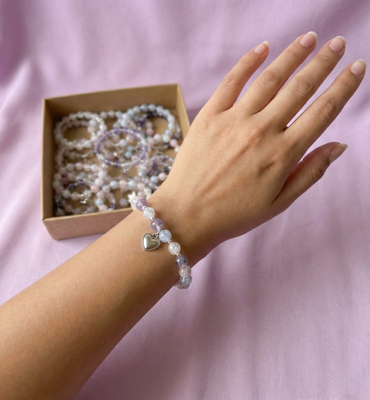 Glass Beaded Bracelets Bundle