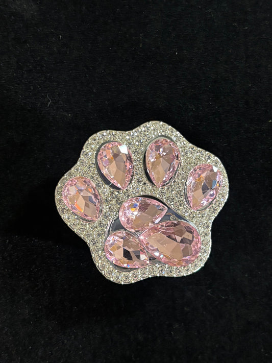 Pink Paw BLING Pop Socket!