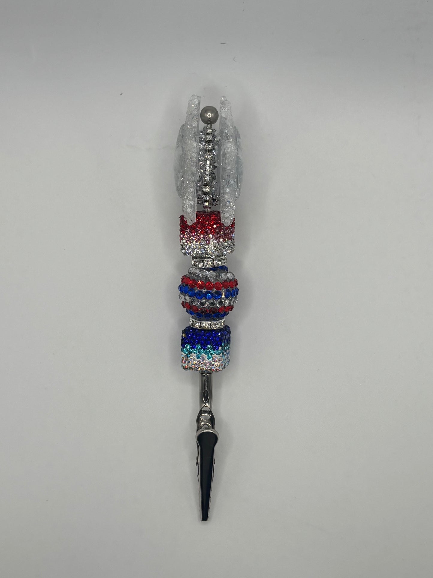 Custom Red-White-Blue Happy Clip!