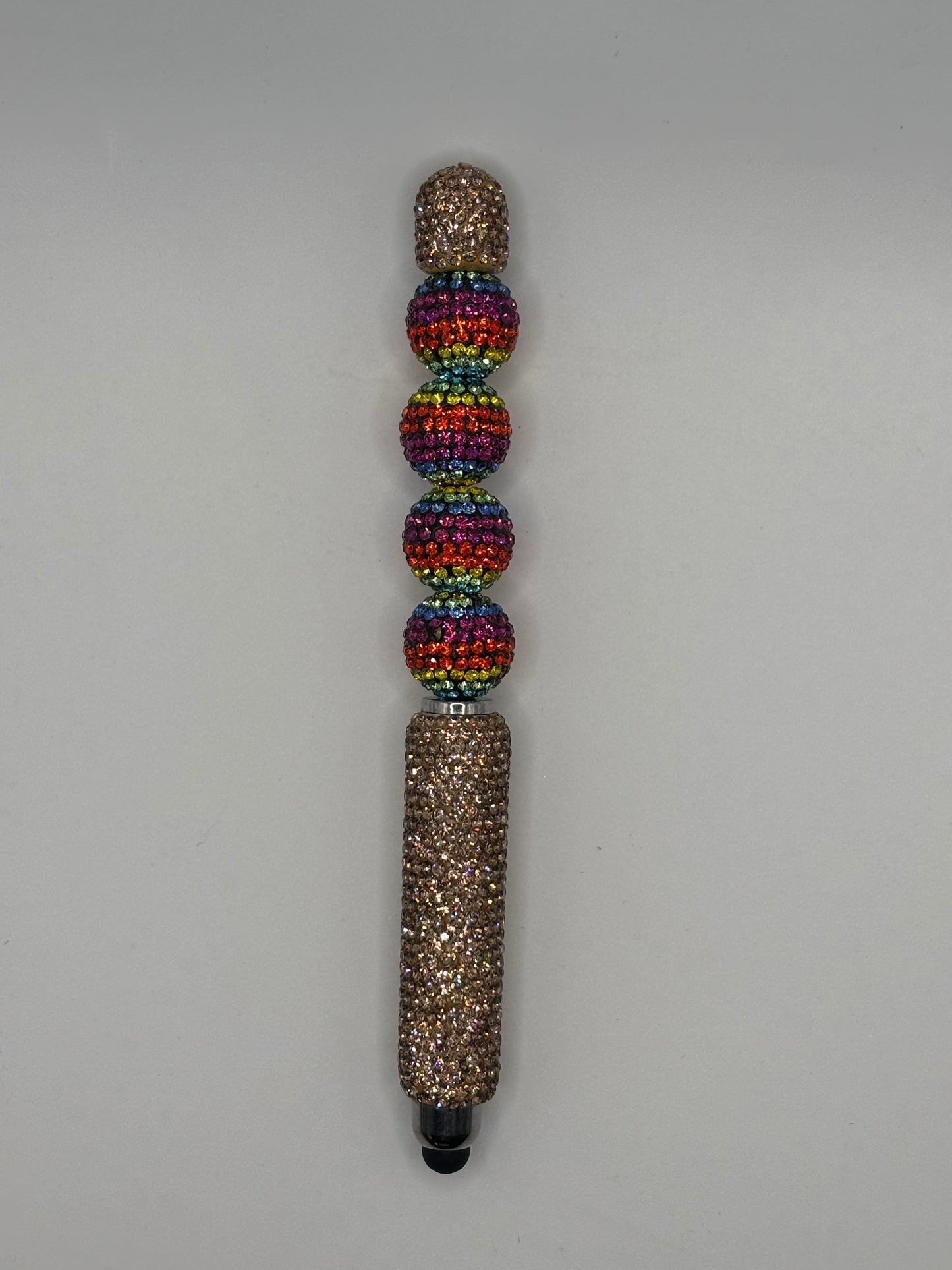 Rainbow Rhinestone Touchscreen Stylus