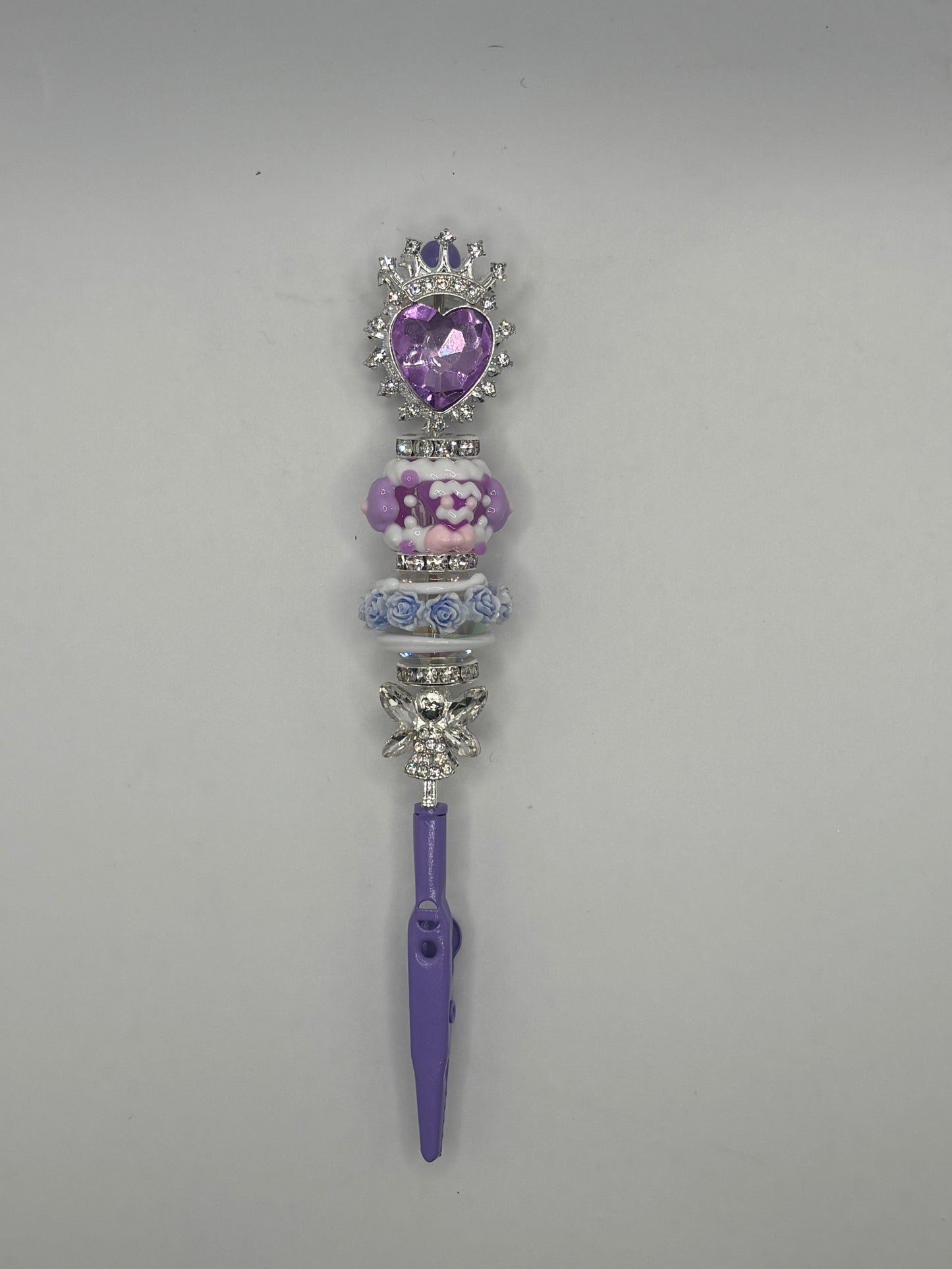Custom Purple Crown Happy Clip!