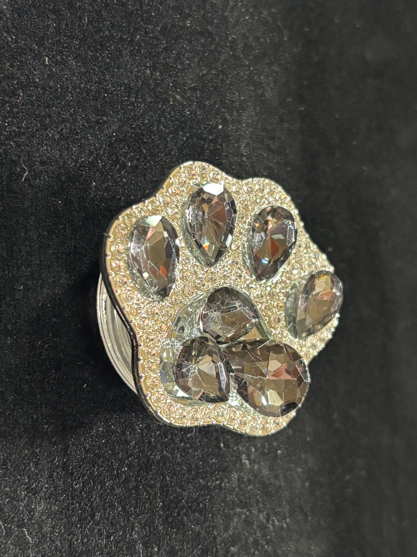 Black Paw BLING Pop Socket!