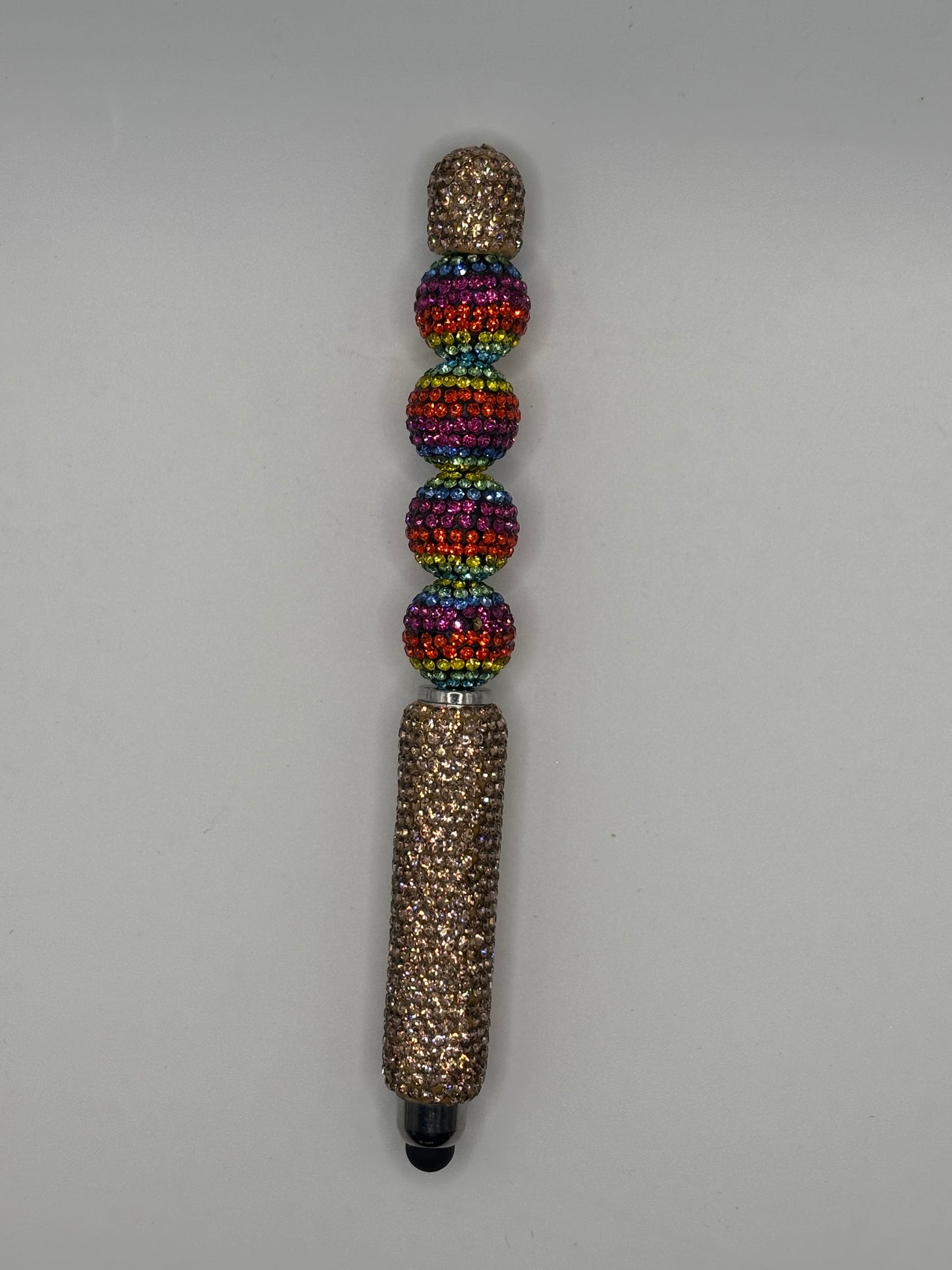 Rainbow Rhinestone Touchscreen Stylus