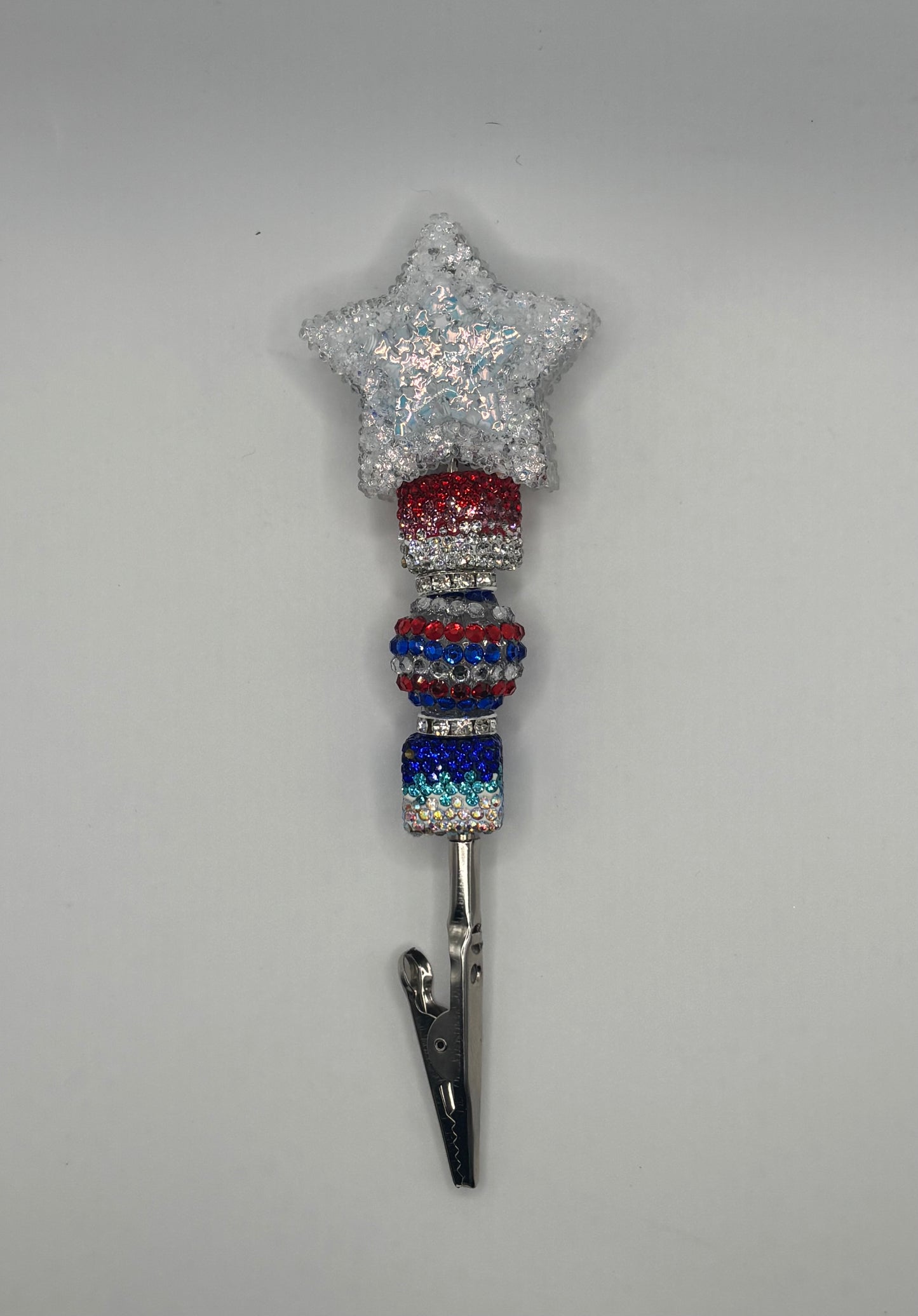 Custom Red-White-Blue Happy Clip!