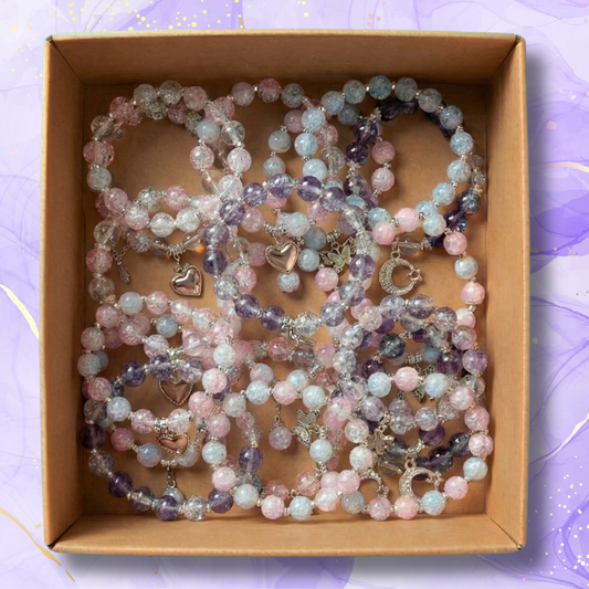 Glass Beaded Bracelets Bundle