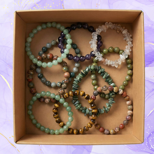 Natural Stone Bracelets Bundle